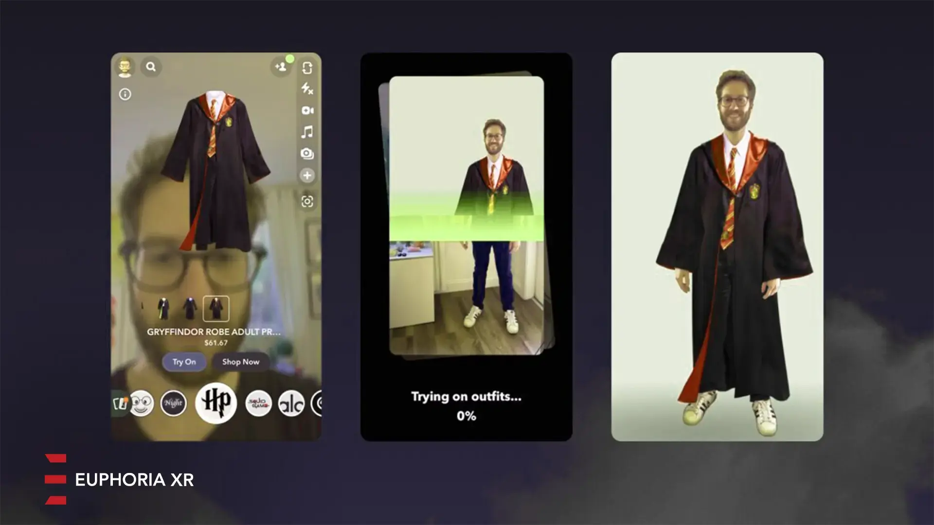Amazing AR Halloween Costumes & Experiences Ideas 4 Snapchat’s AR Halloween Costume Boy Experience- Euphoria XR