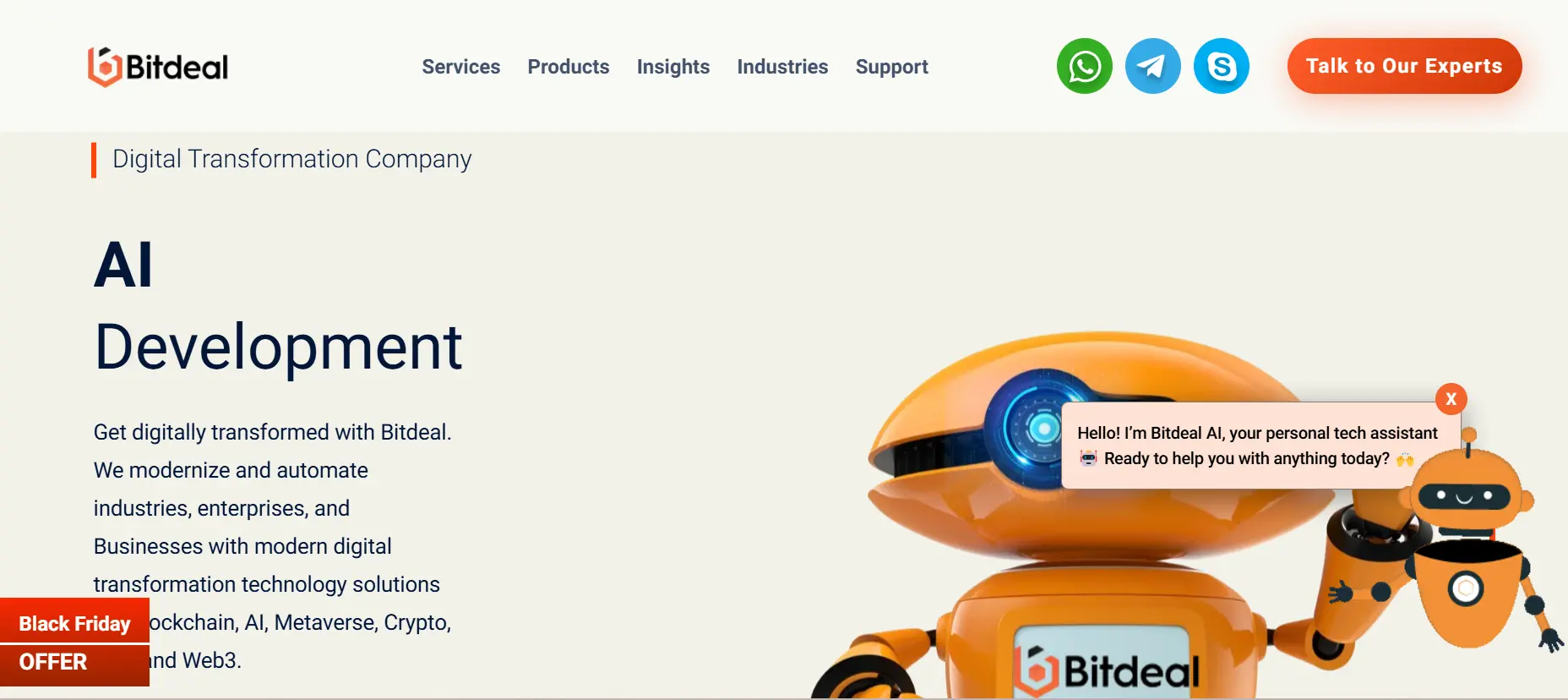 Top 10 Artificial Intelligence (AI) Development Companies in Saudi Arabia 10 Artificial Intelligence (AI) Development Company Bitdeal