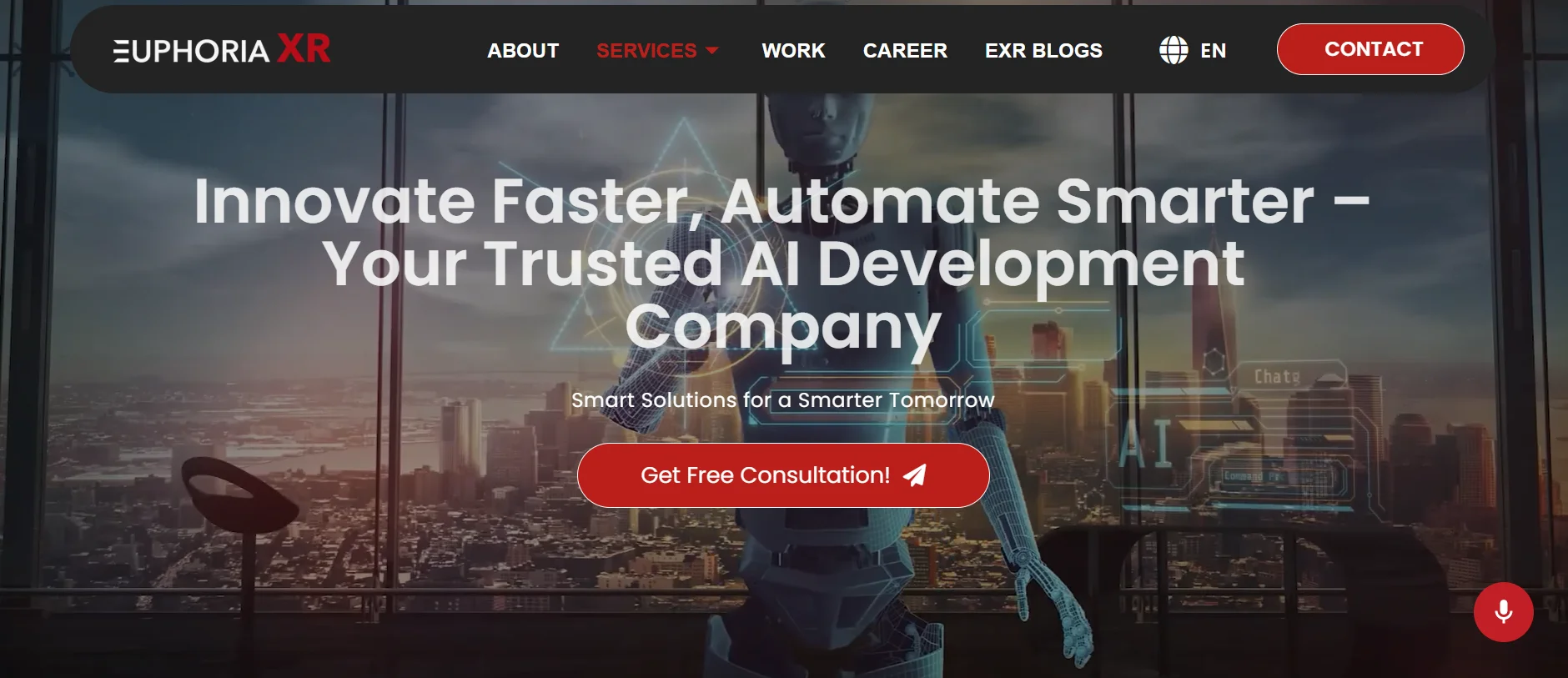 Top Artificial Intelligence (AI) Companies in 2025 5 Artificial Intelligence AI Development Company - EuphoriaXR