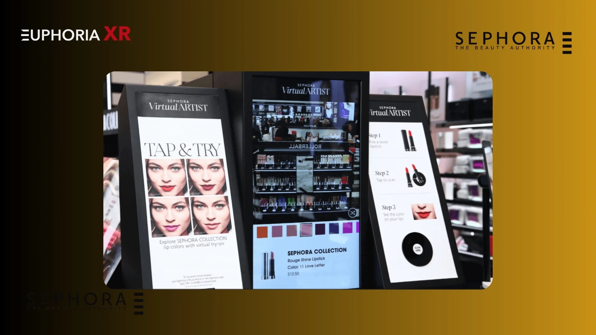 Augmented Reality (AR) in Social Media: A Complete Guide 4 Sephora Augmented Reality on Social Media for Virtual Try-Ons Experience - Euphoria XR