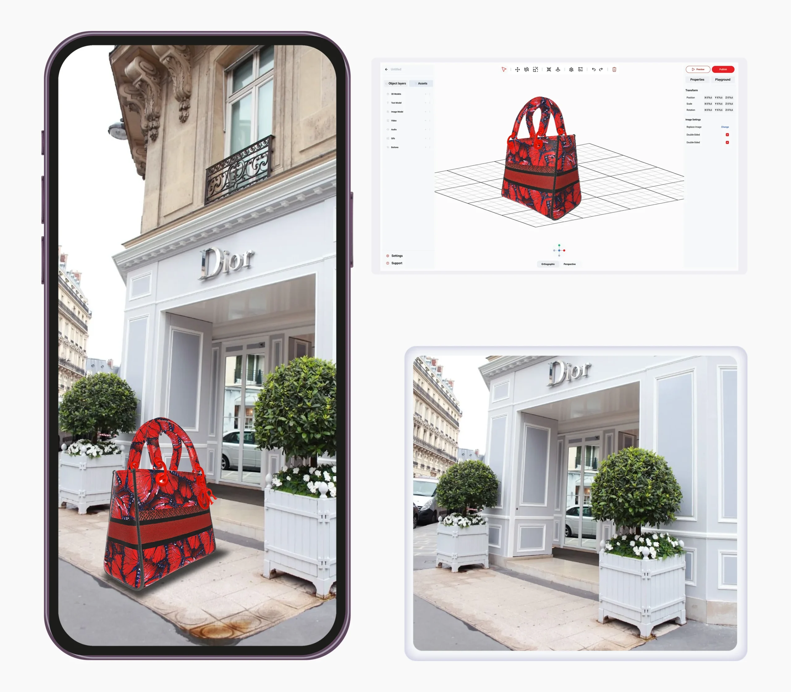 AR Shopping Bag Visualization - Euphoria XR