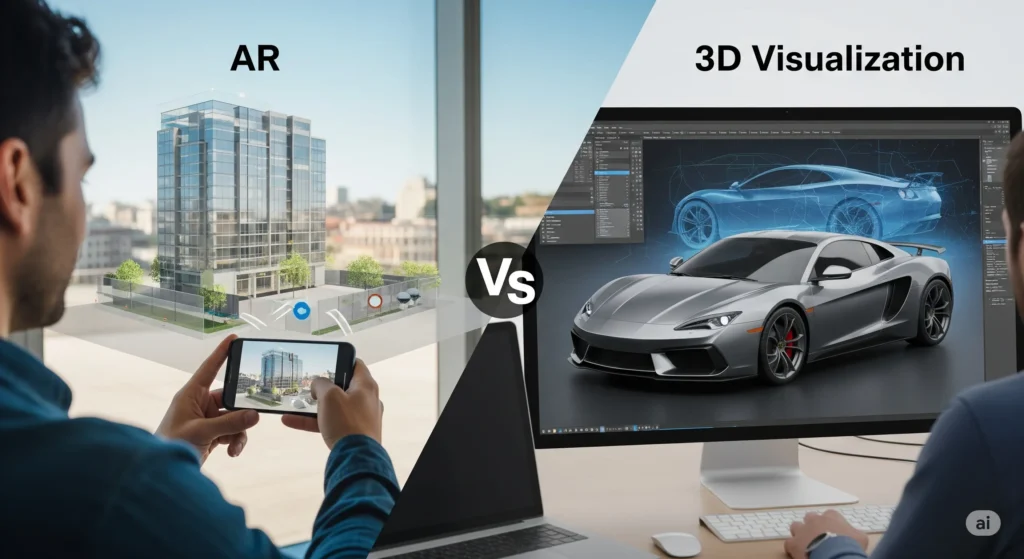 AR Vs 3D Visualization - Euphoria XR