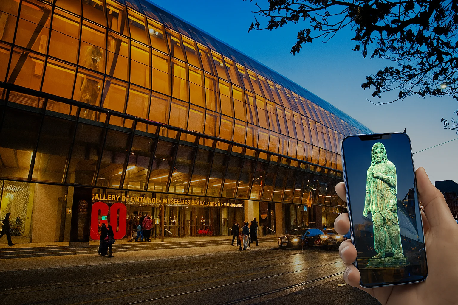 How Augmented Reality is Enhancing Museum Storytelling 1 AR Experience in Art Gallery of Ontario, Toronto - Euphoria XR