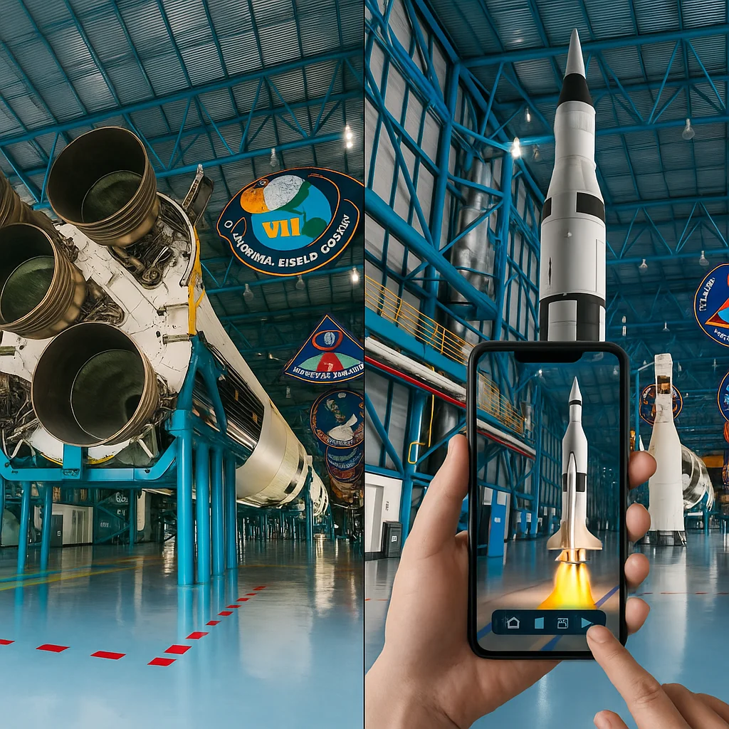 How Augmented Reality is Enhancing Museum Storytelling 6 Kennedy Space Centre AR Rocket Lounch Experience - Euphoria XR