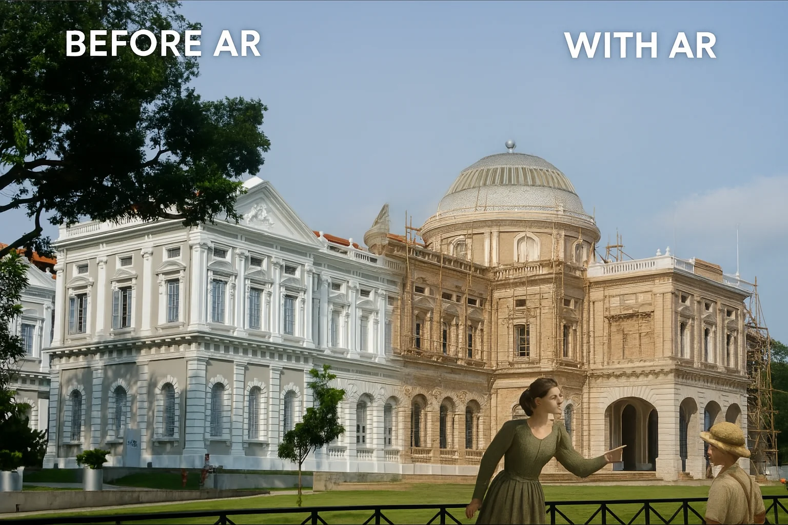How Augmented Reality is Enhancing Museum Storytelling 5 National Museum of Singapore AR Experience - Euphoria XR