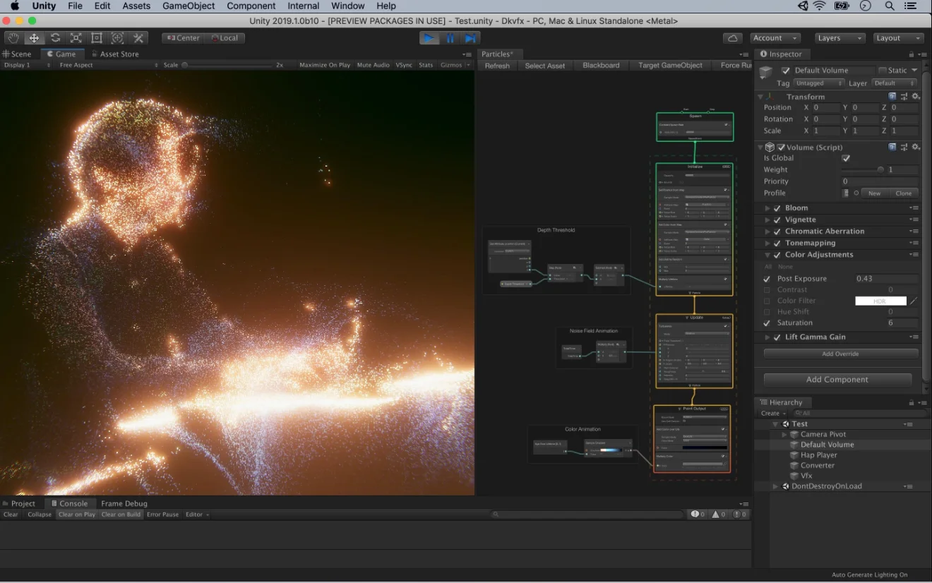Unity in Art: The Game Engine Rebuilding Creativity 4 VFX Graph for Immersive Visual Experiences - Euphoria XR