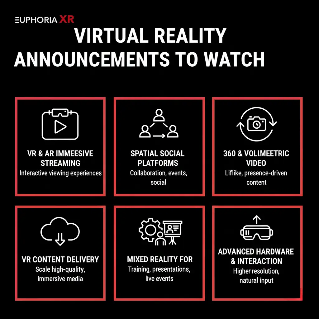 Virtual Reality Announcements to Watch - Euphoria XR