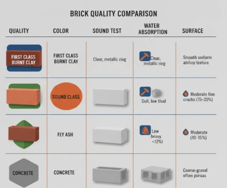 Where can i buy quality bricks at the best prices in pakistan? 3 Bricks quality comparison - gharhub