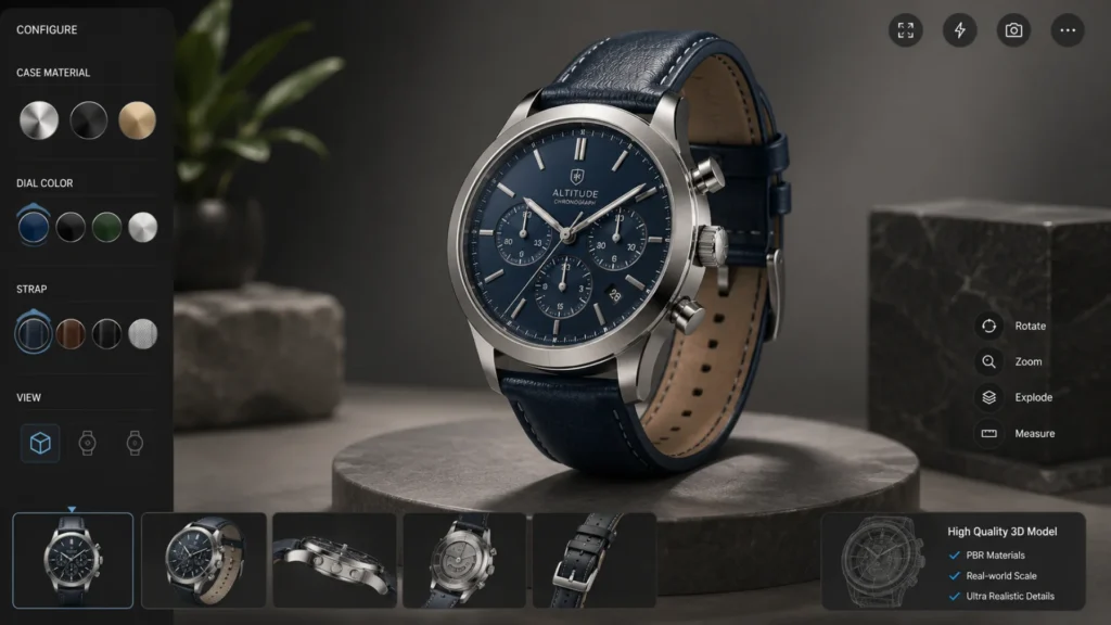 3D Product Visualization by Euphoria XR