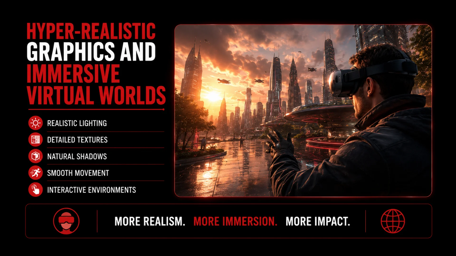 Hyper Realistic Graphics and Immersive Virtual Worlds - VR Trends & Innovations - Euphoria XR