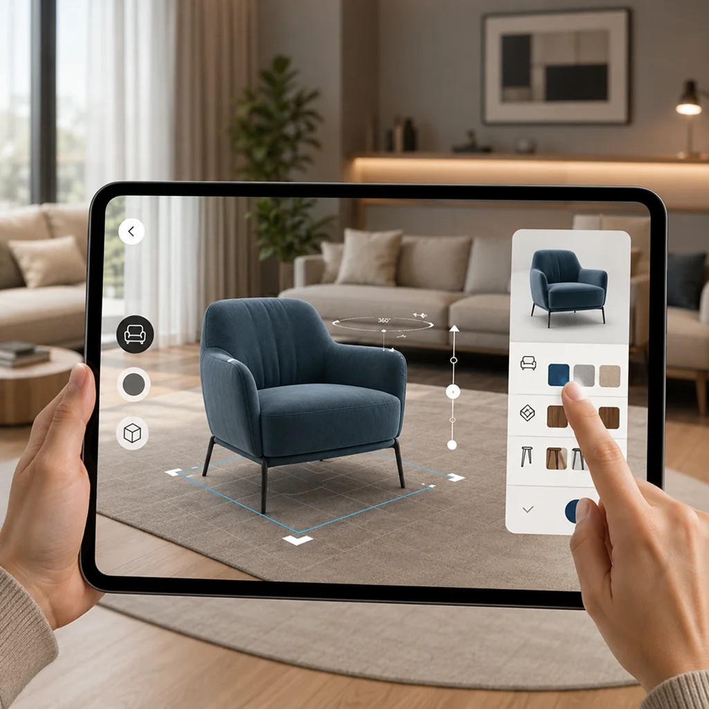 Product Configurator with AR Using Media & Marketing - Euphoria XR