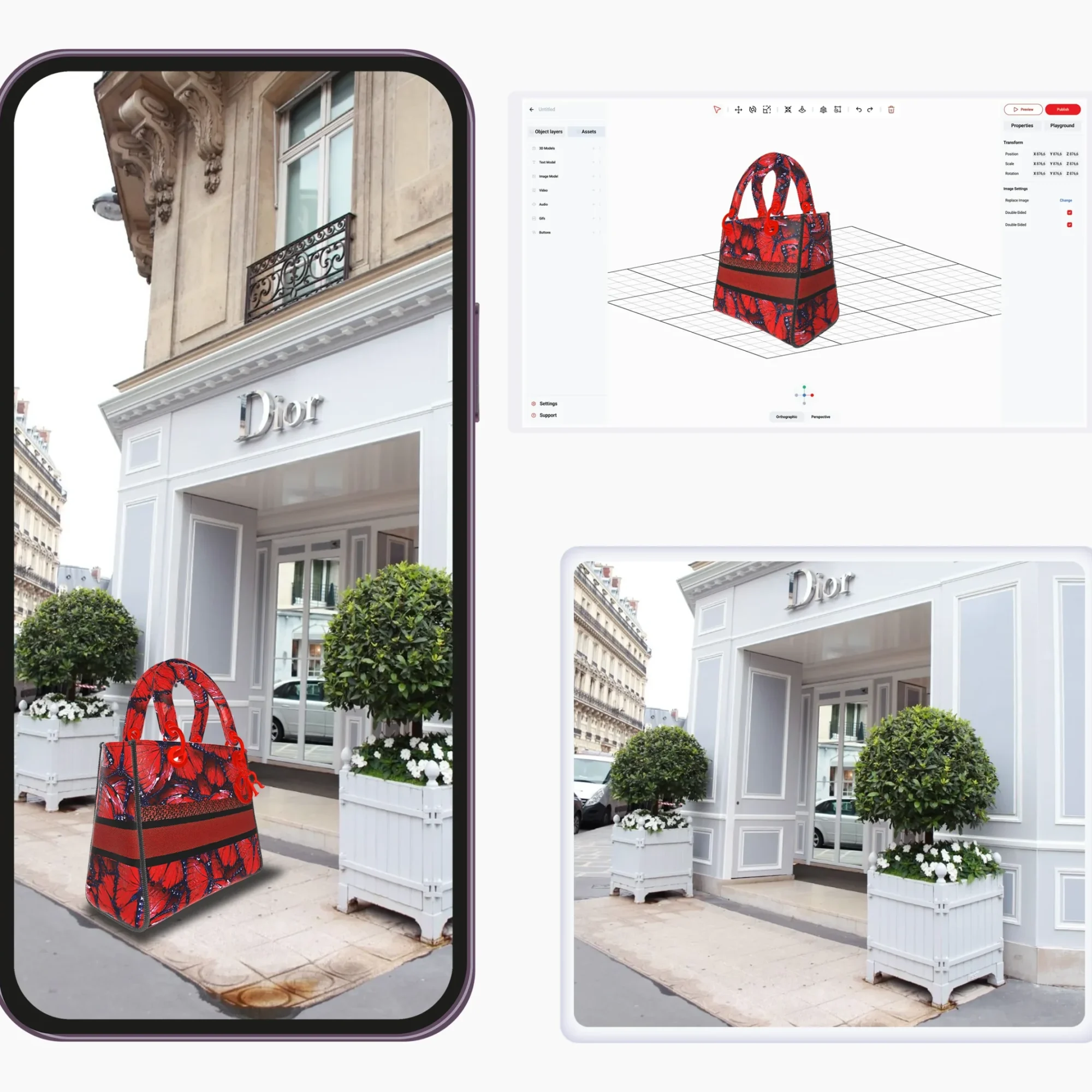 AR Shopping Bag Visualization - Euphoria XR